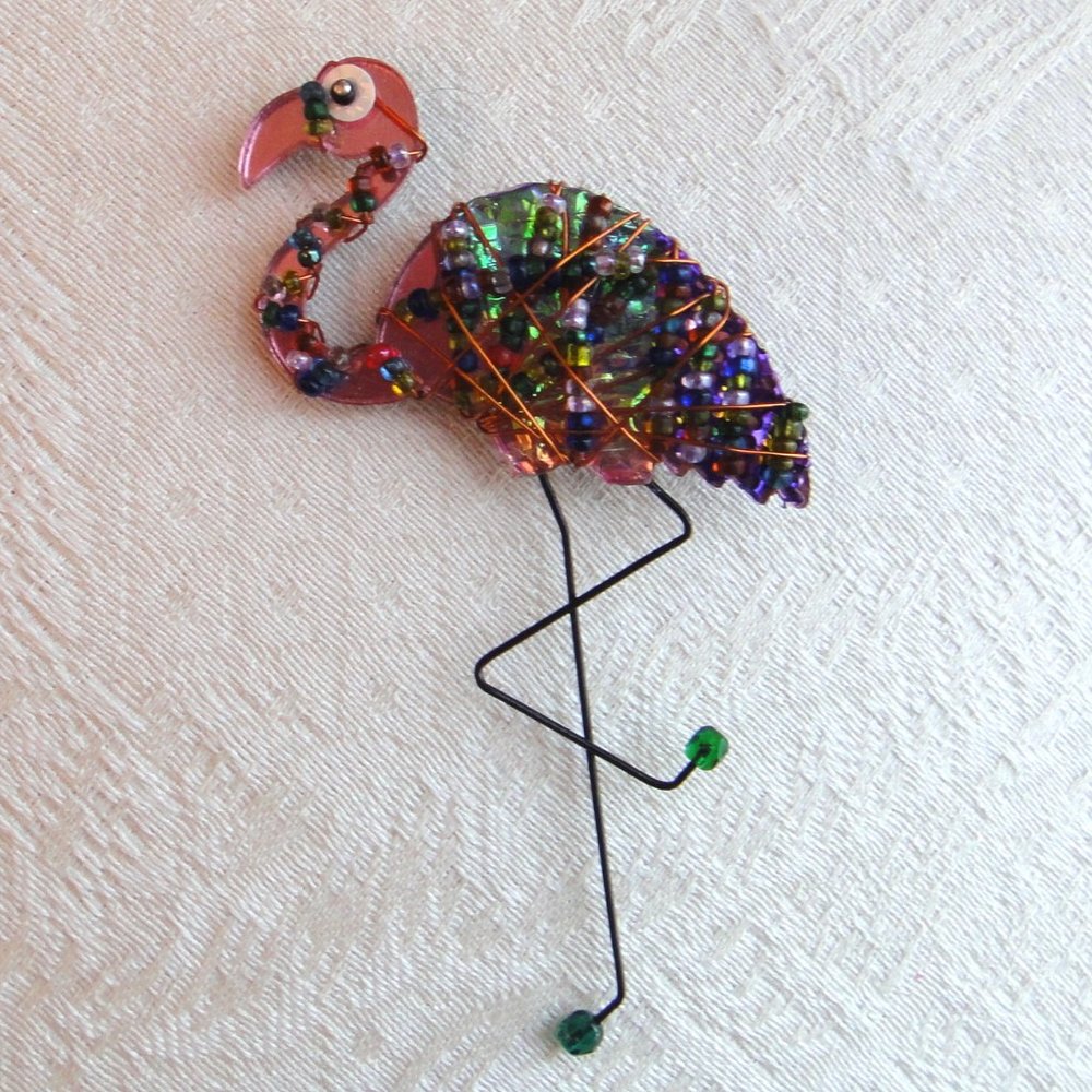Handmade Art Pin - Picture 2 of 9